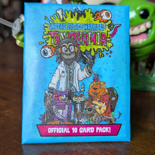 Undead Justice Warriors of Taxidermia: Sealed Trading Card Pack (First Run)