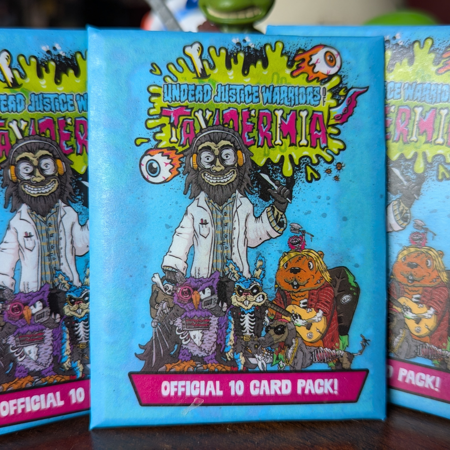 Undead Justice Warriors of Taxidermia: Sealed Trading Card Pack (First Run)