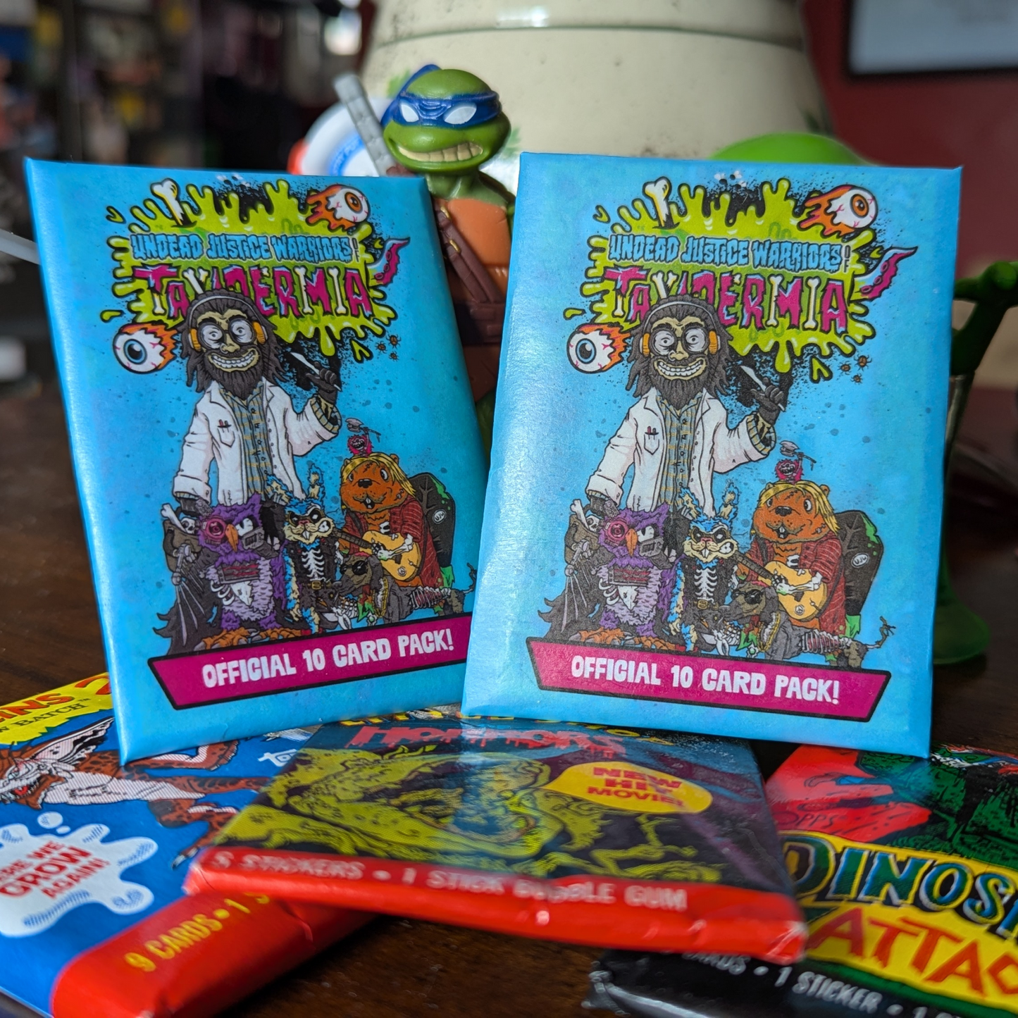 Undead Justice Warriors of Taxidermia: Sealed Trading Card Pack (First Run)