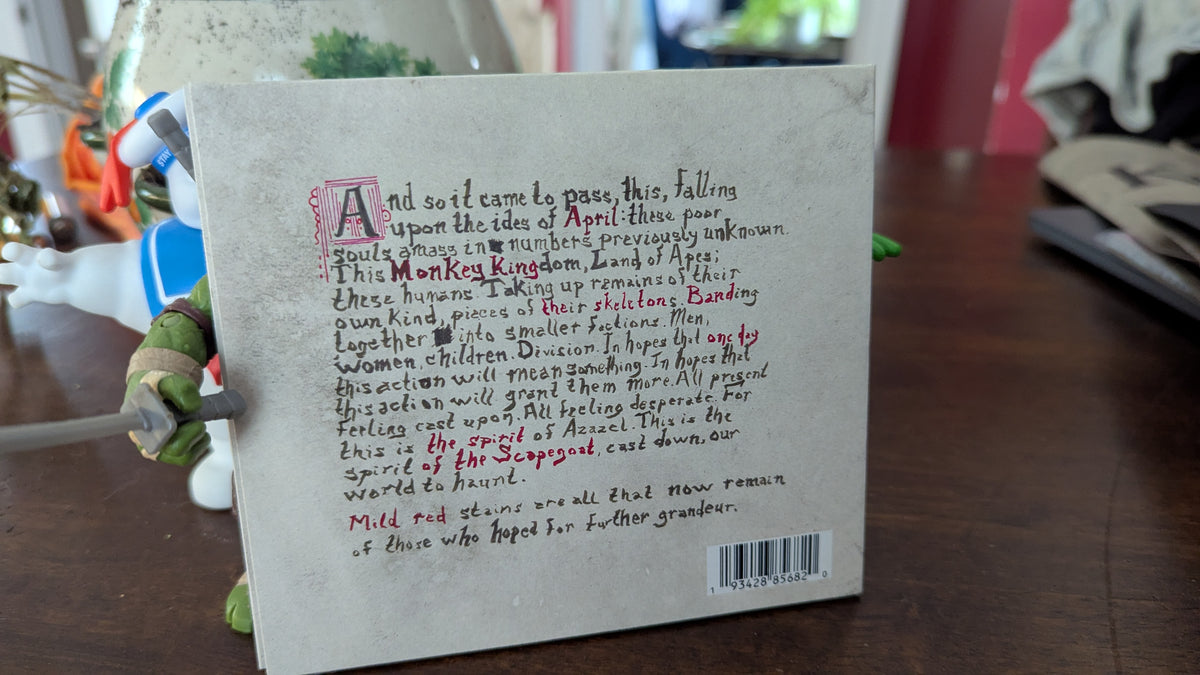 The Very Bad Days — "Scapegoats" — CD